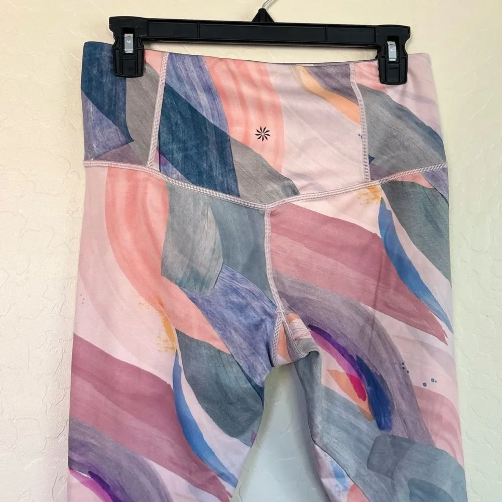 Athleta Multicolor Elation 7/8 Tight Leggings Pink Vibrance Orchid Medium - Picture 6 of 9